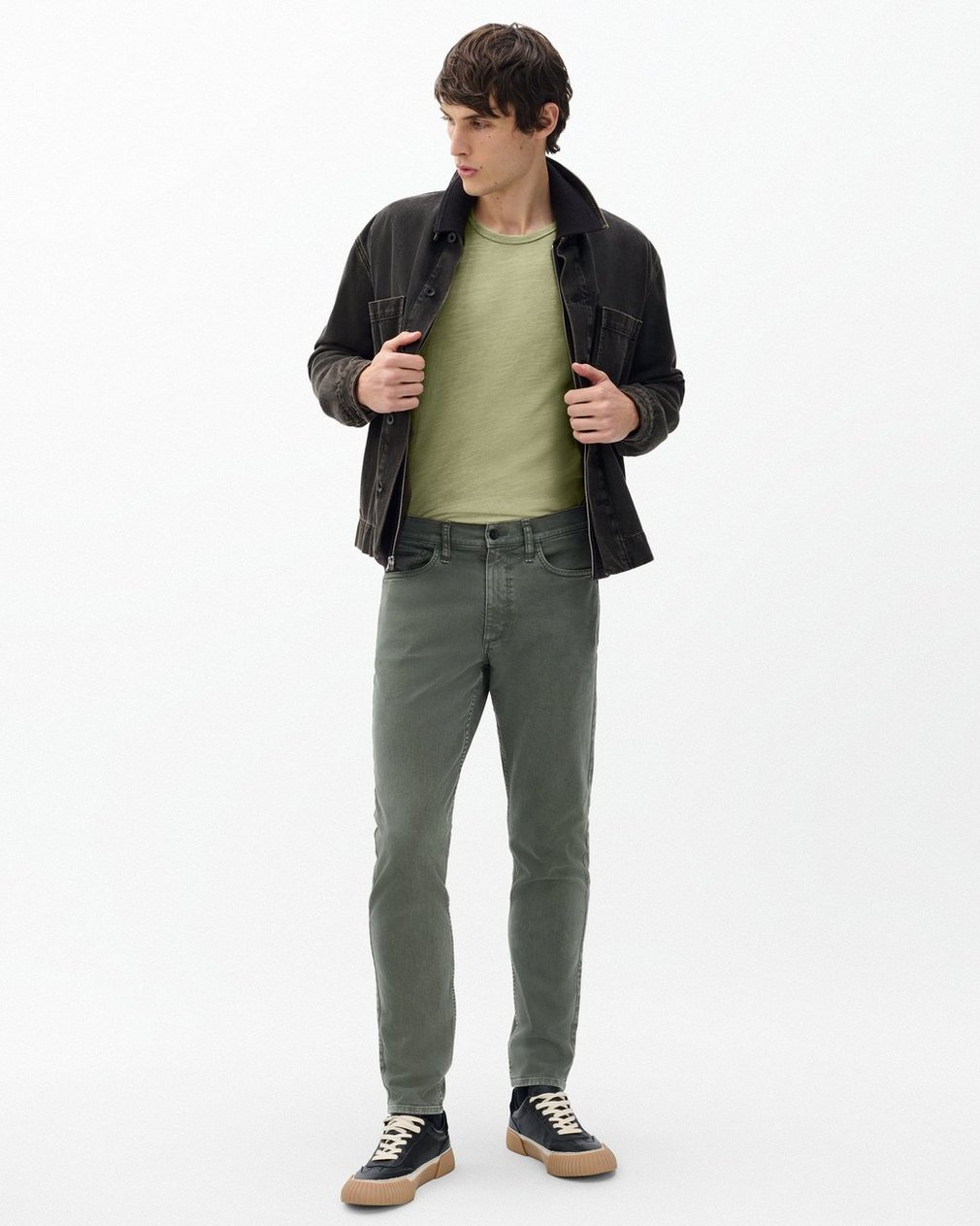 Classic Flame Tee - Dry Moss - Image 3