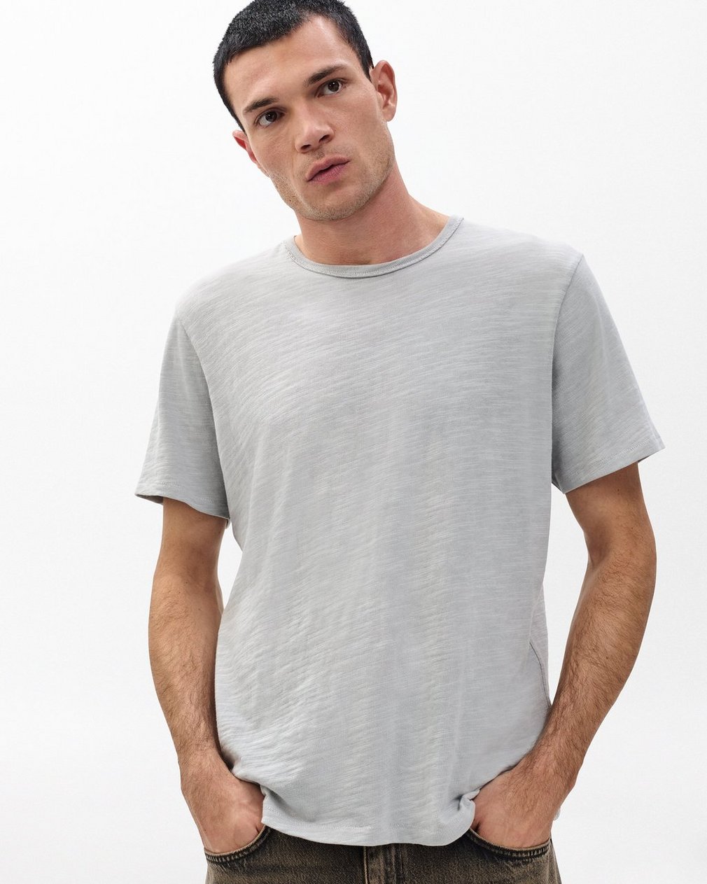 Classic Flame Tee - Harbor Grey - Image 2