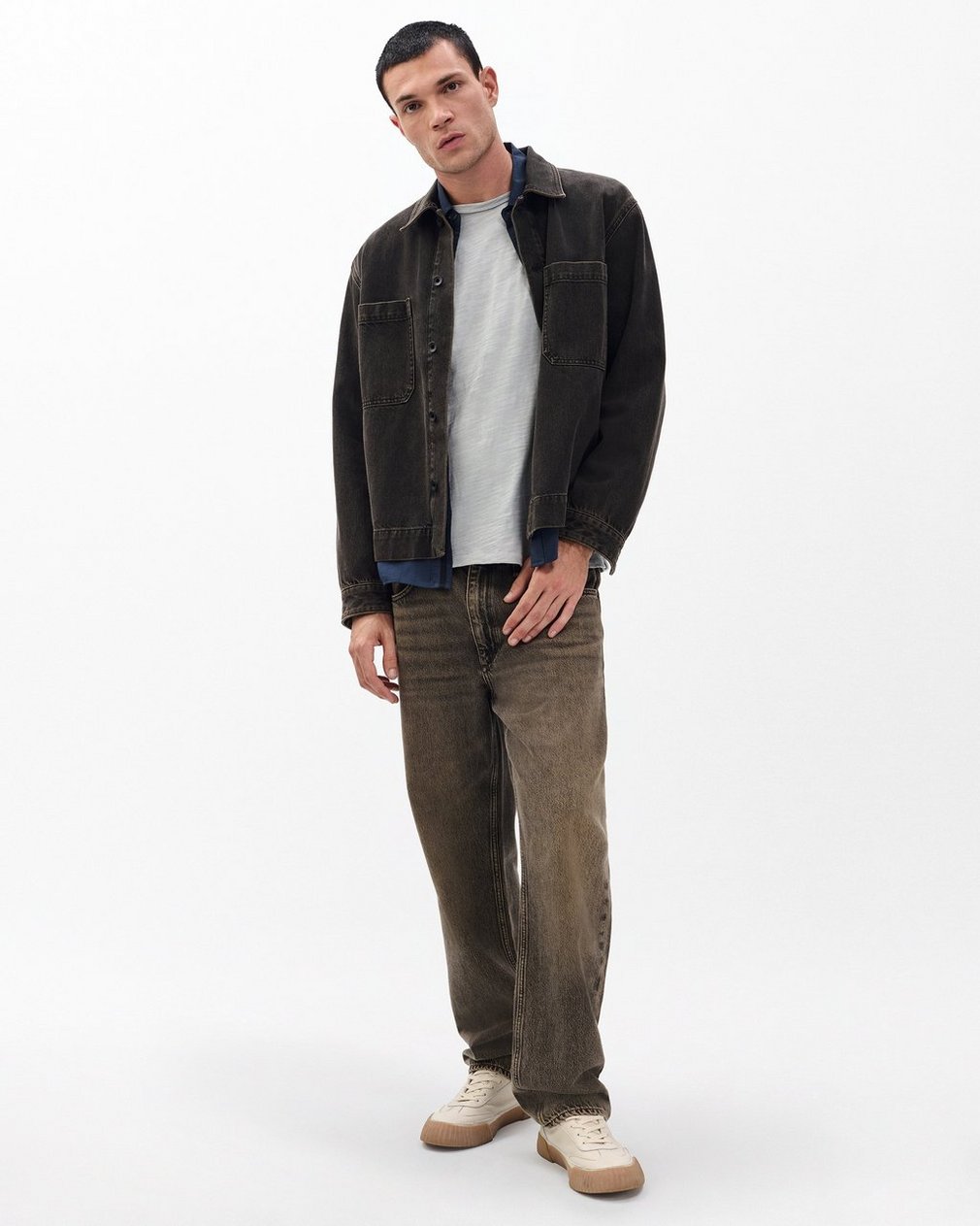 Classic Flame Tee - Harbor Grey - Image 3