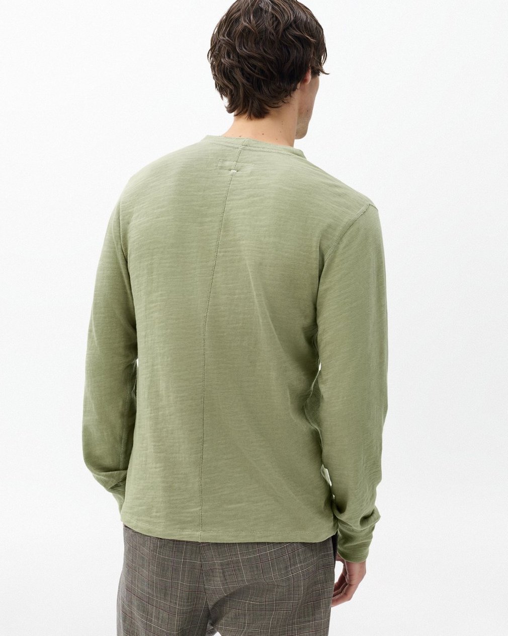 Classic Flame Henley - Dry Moss - Image 6