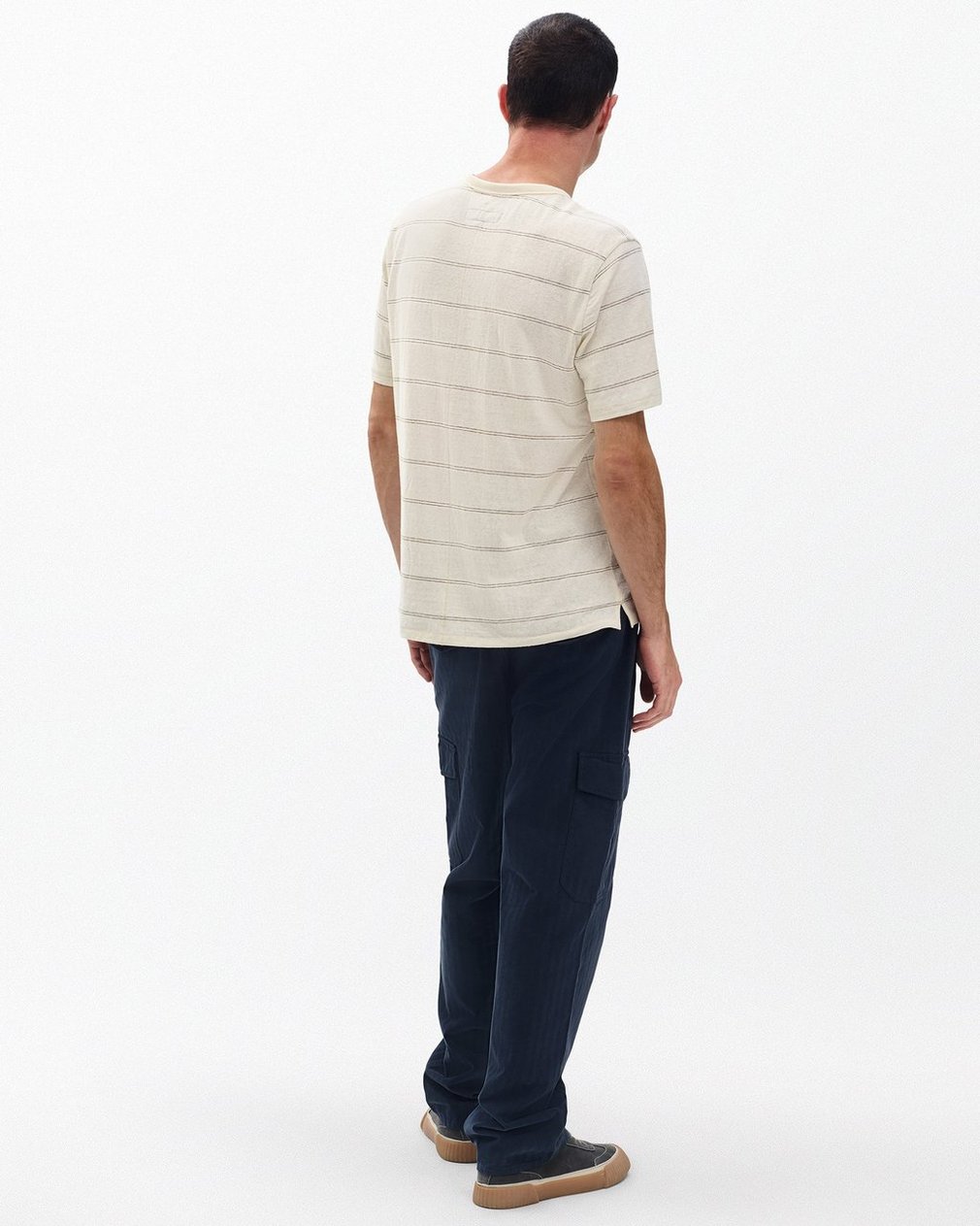 Classic Striped Tee - White - Image 6