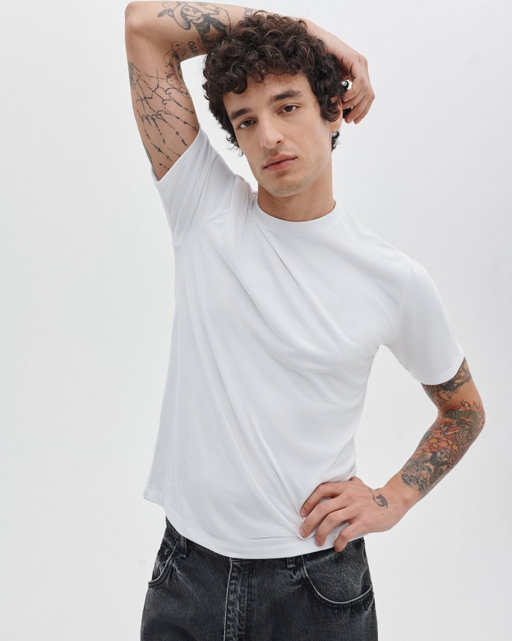 Tech Jersey Tee - White - Image 2
