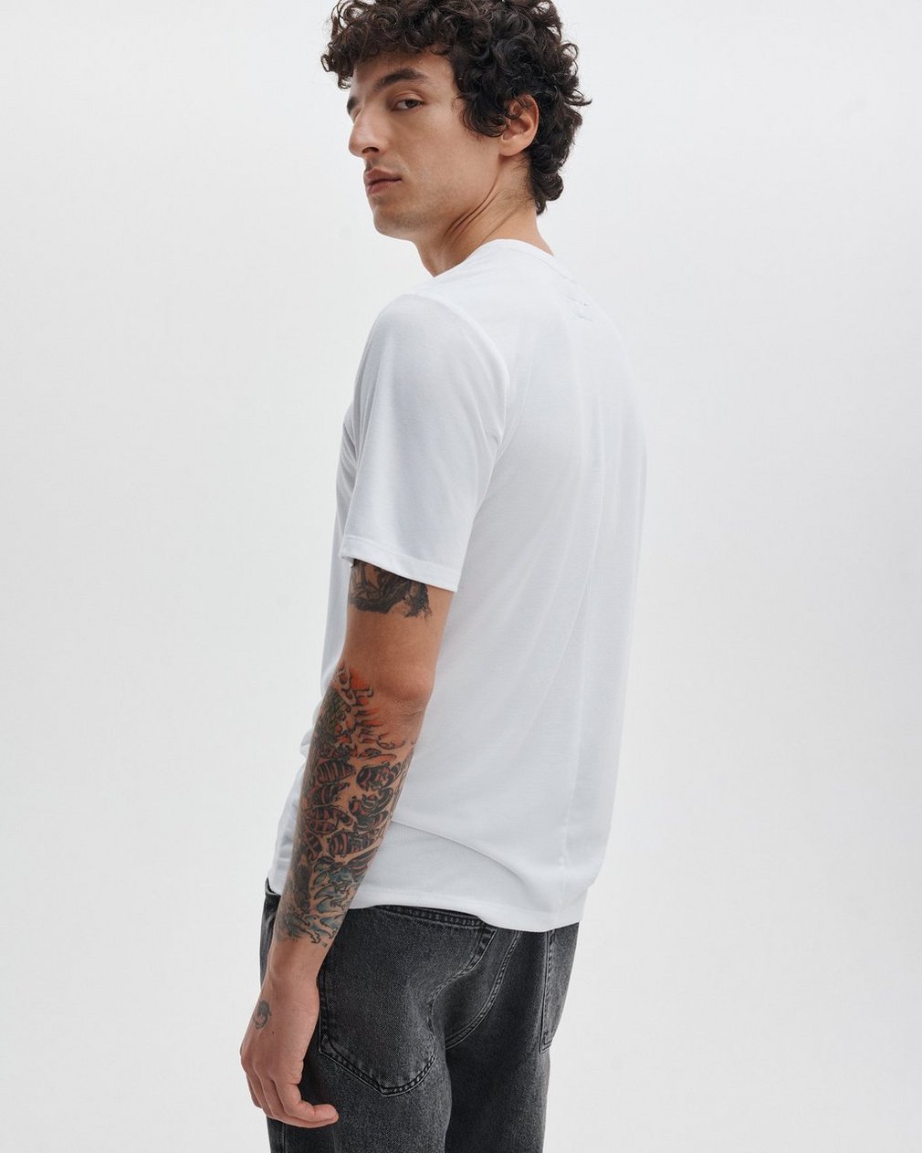 Tech Jersey Tee - White - Image 6