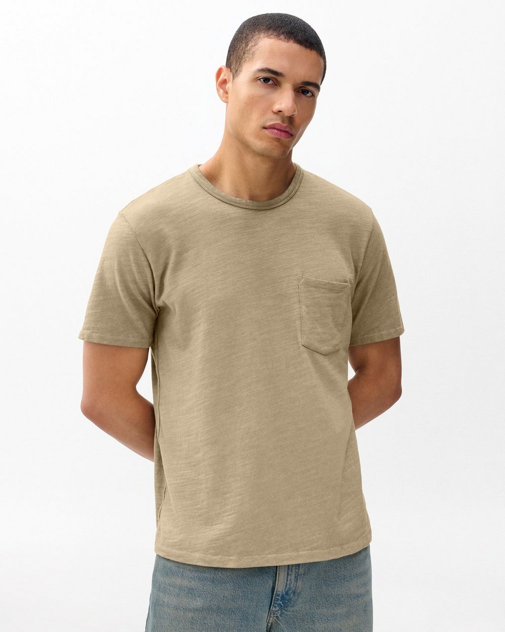 Washed Classic Flame Tee - Sage - Image 2