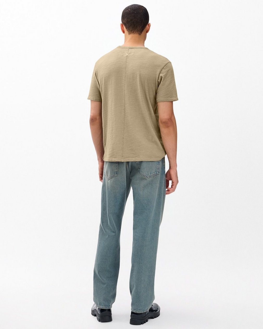 Washed Classic Flame Tee - Sage - Image 5