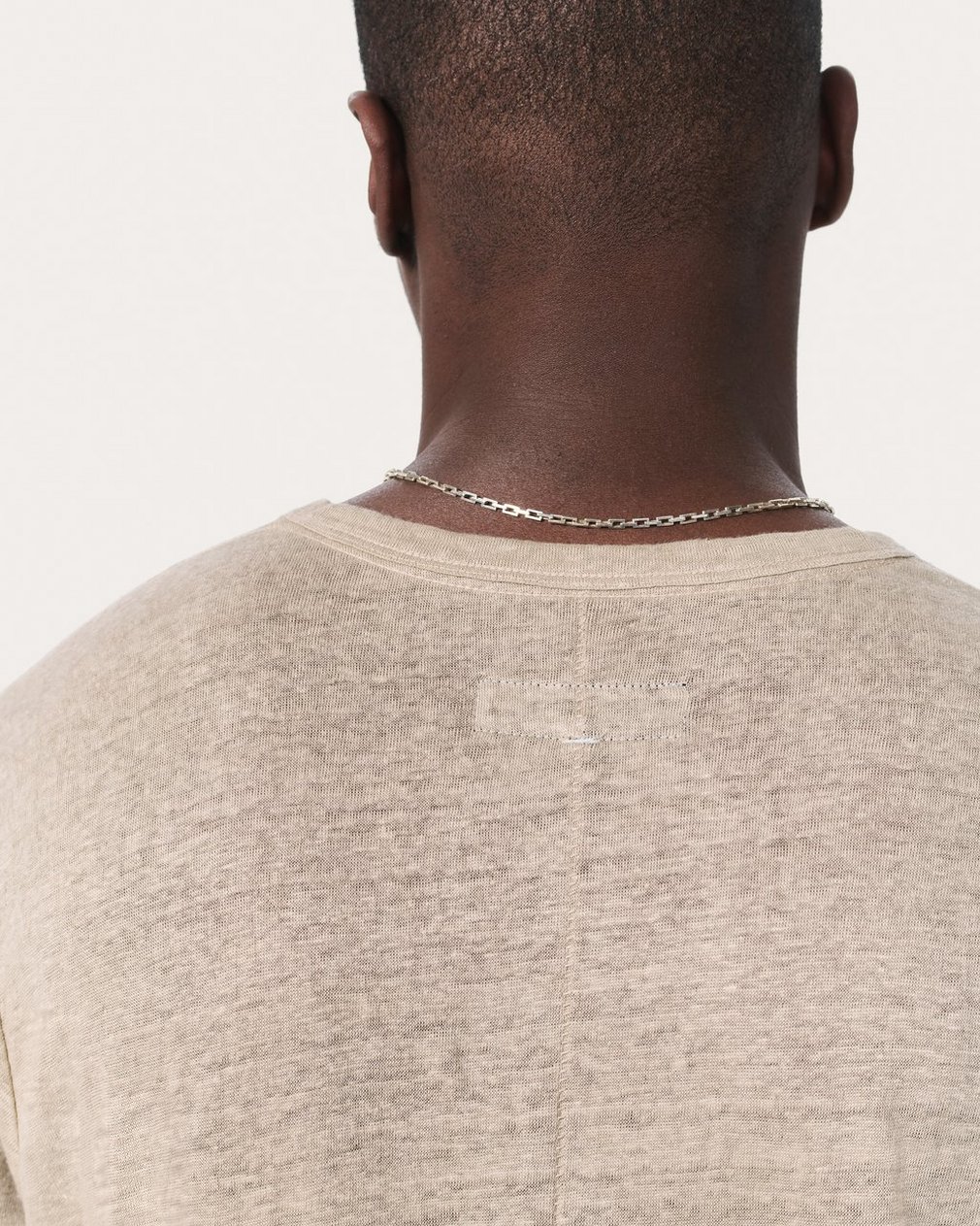 Classic Linen Tee - Aged Taupe - Image 5