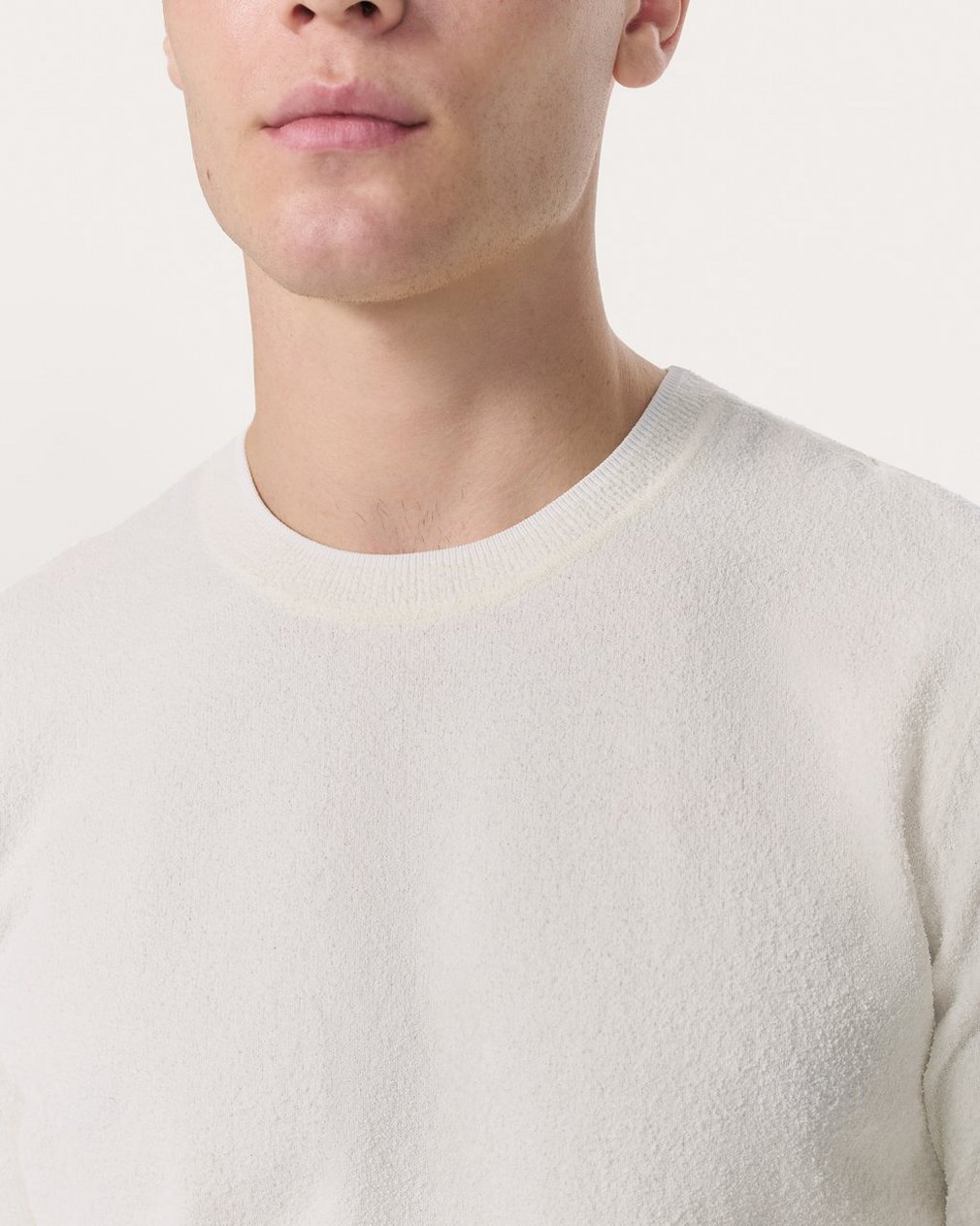 Zuma Knit Tee - Chalk - Image 4
