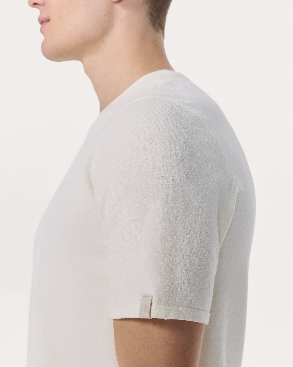 Zuma Knit Tee - Chalk - Image 5