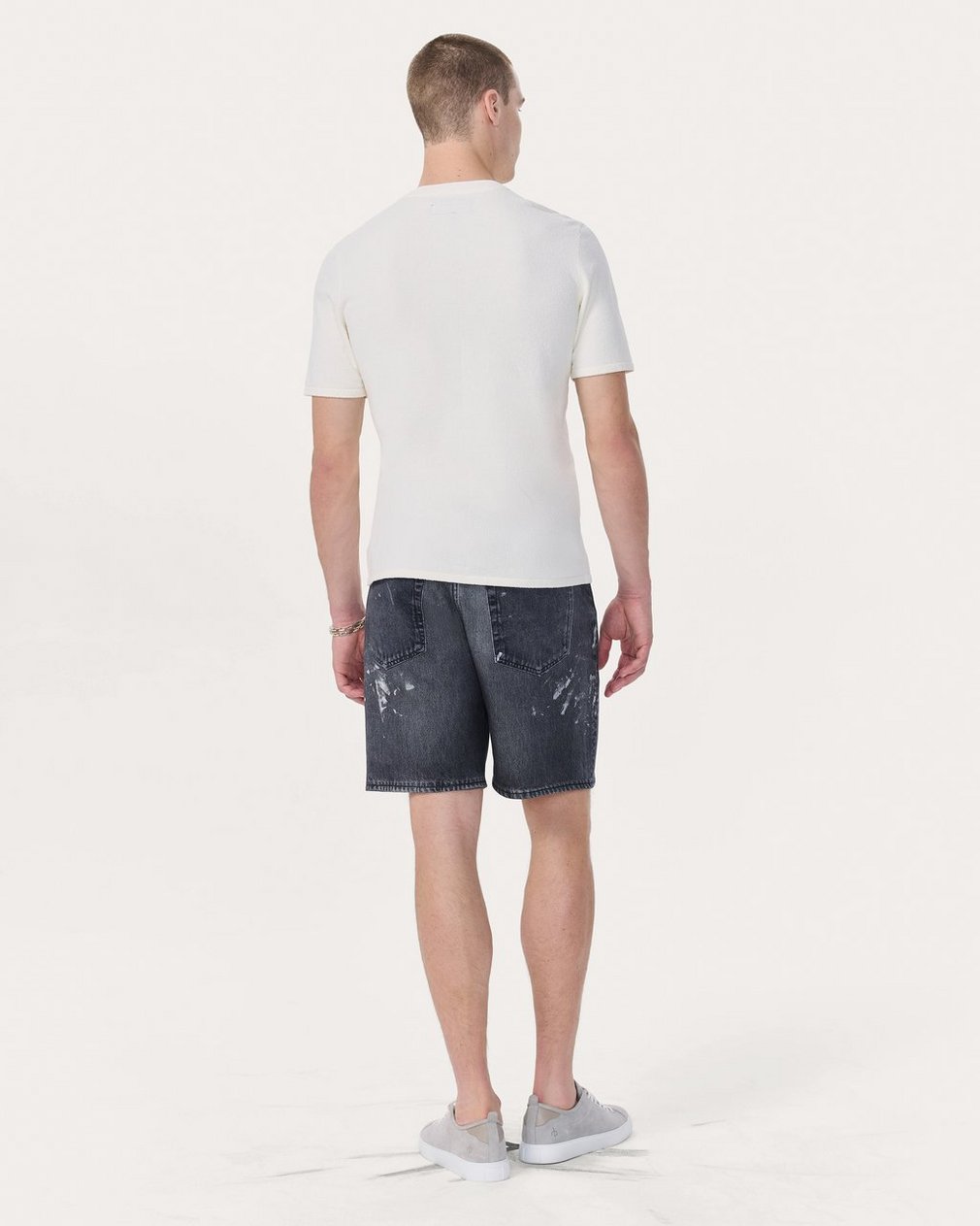 Zuma Knit Tee - Chalk - Image 6