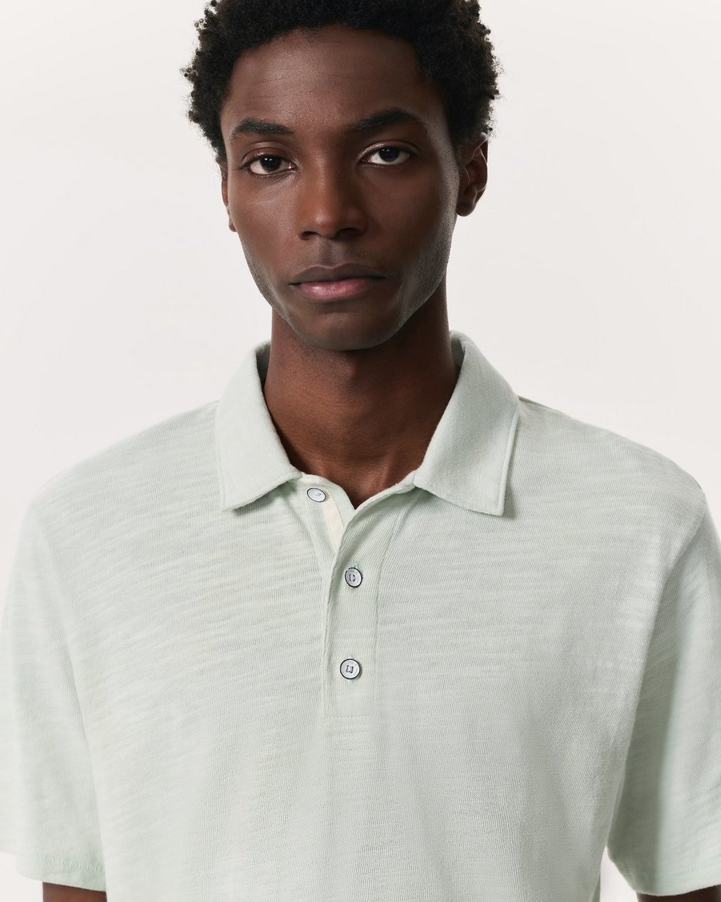 Classic Flame Polo Shirt - Light Teal - Image 3