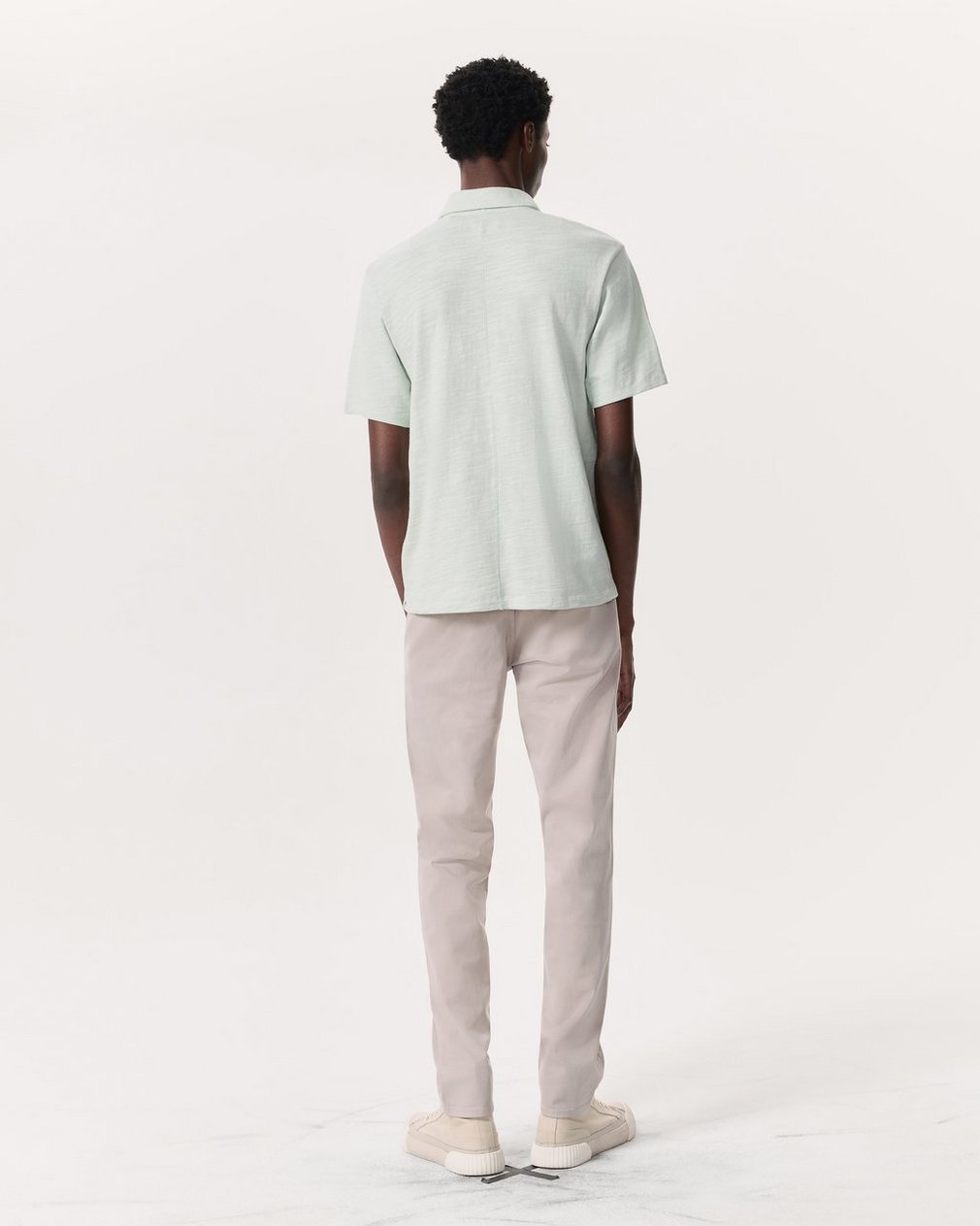 Classic Flame Polo Shirt - Light Teal - Image 5