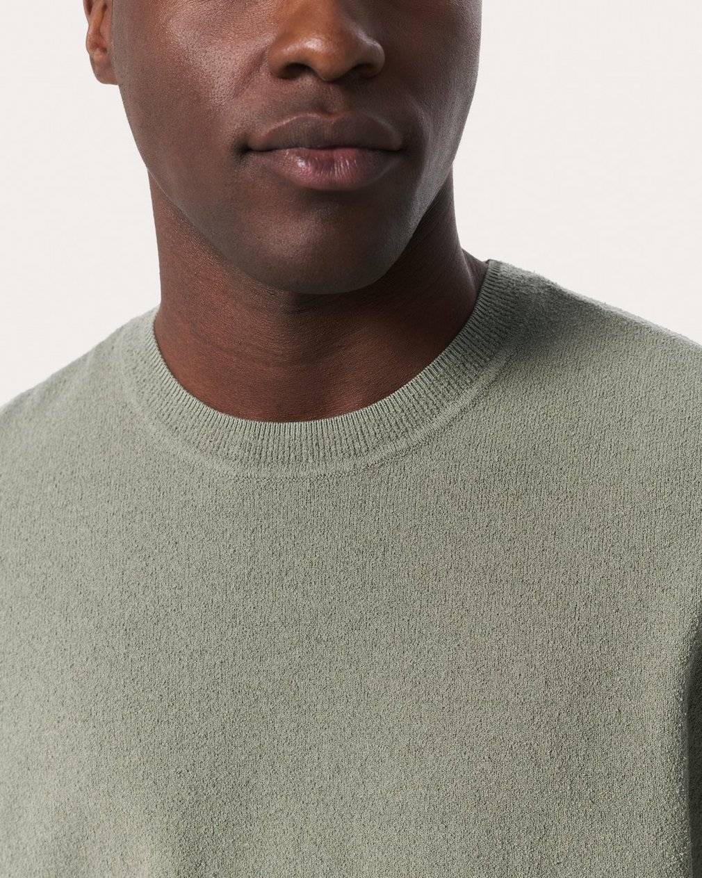 Zuma Knit Tee - Leaf Grey - Image 4