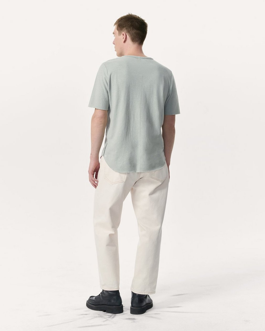Devin Lightweight Jersey T-Shirt - Belgian Gray - Image 5