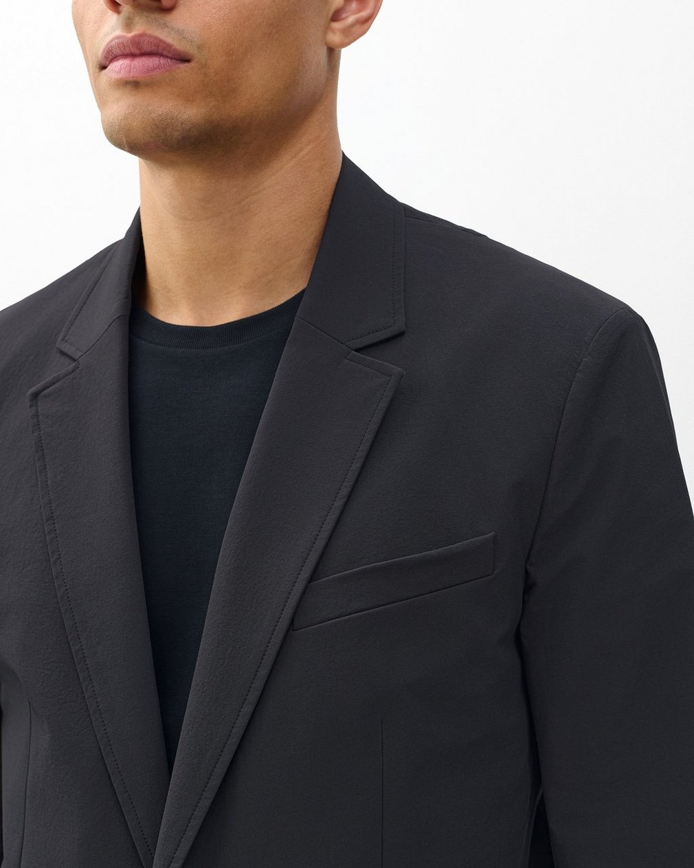 Butler Stretch Nylon Blazer - Black - Image 5