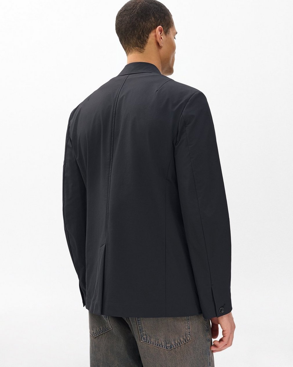 Butler Stretch Nylon Blazer - Black - Image 6