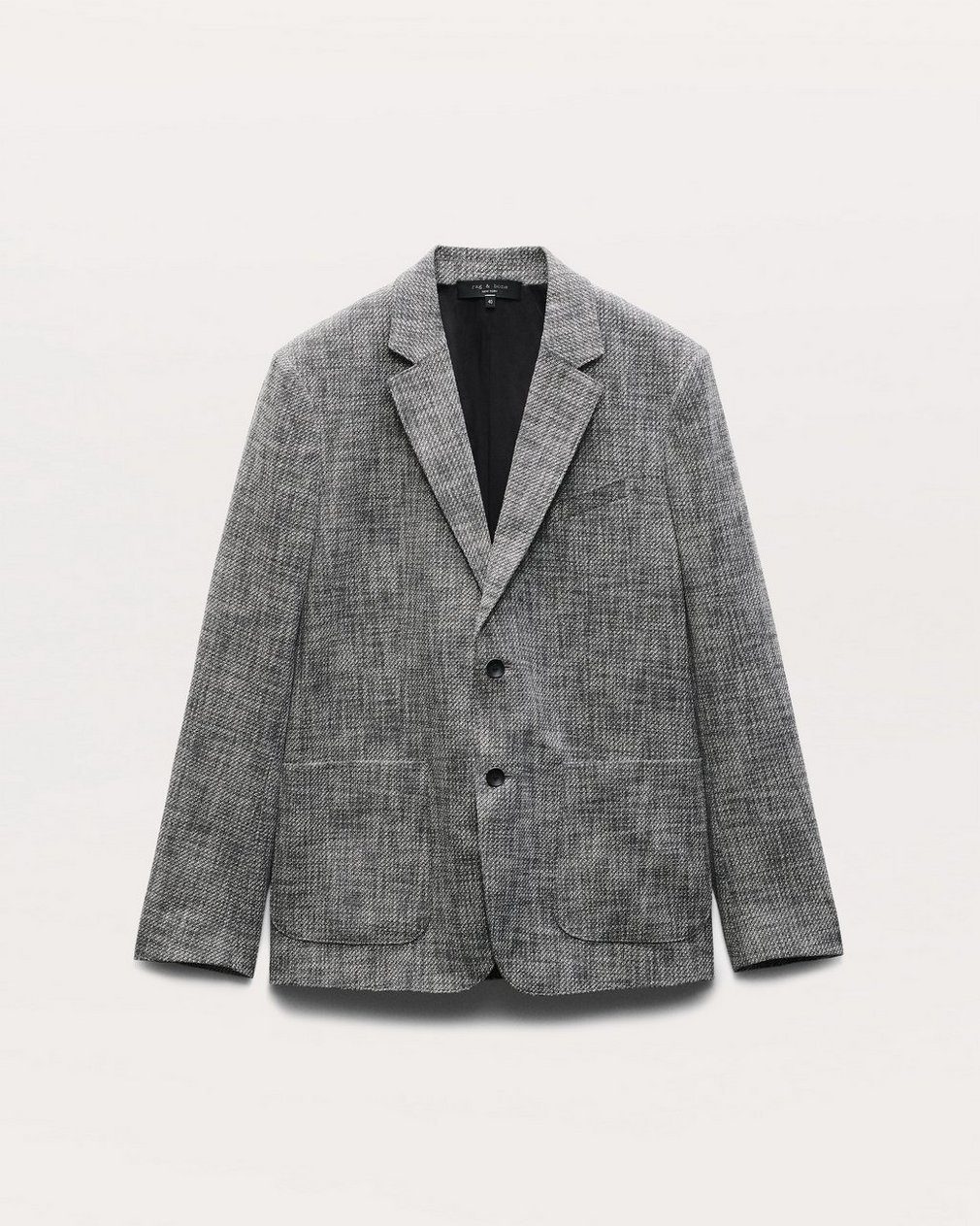Butler Italian Tweed Patch Pocket Blazer - Navy Multi - Image 2