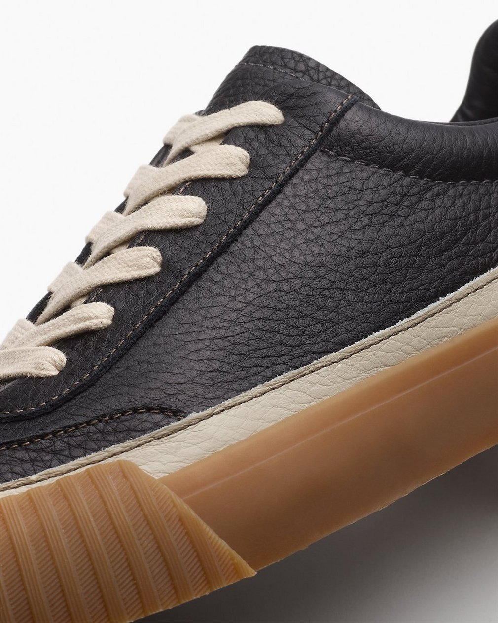 Jones Leather Sneakers - Black - Image 6