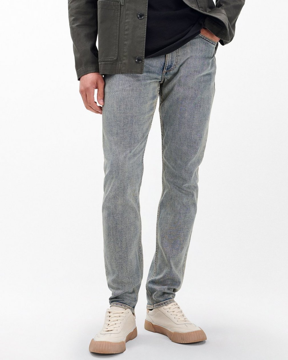 Jones Leather Sneakers - Cloud - Image 2