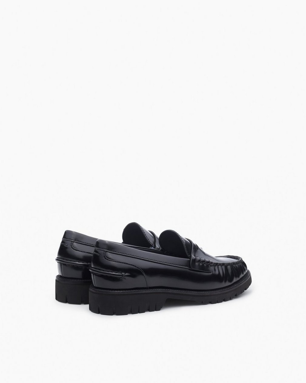 Chris Leather Loafers - Black - Image 4