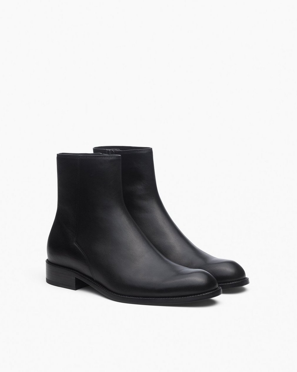 Angelo Leather Ankle Boots - Black - Image 3