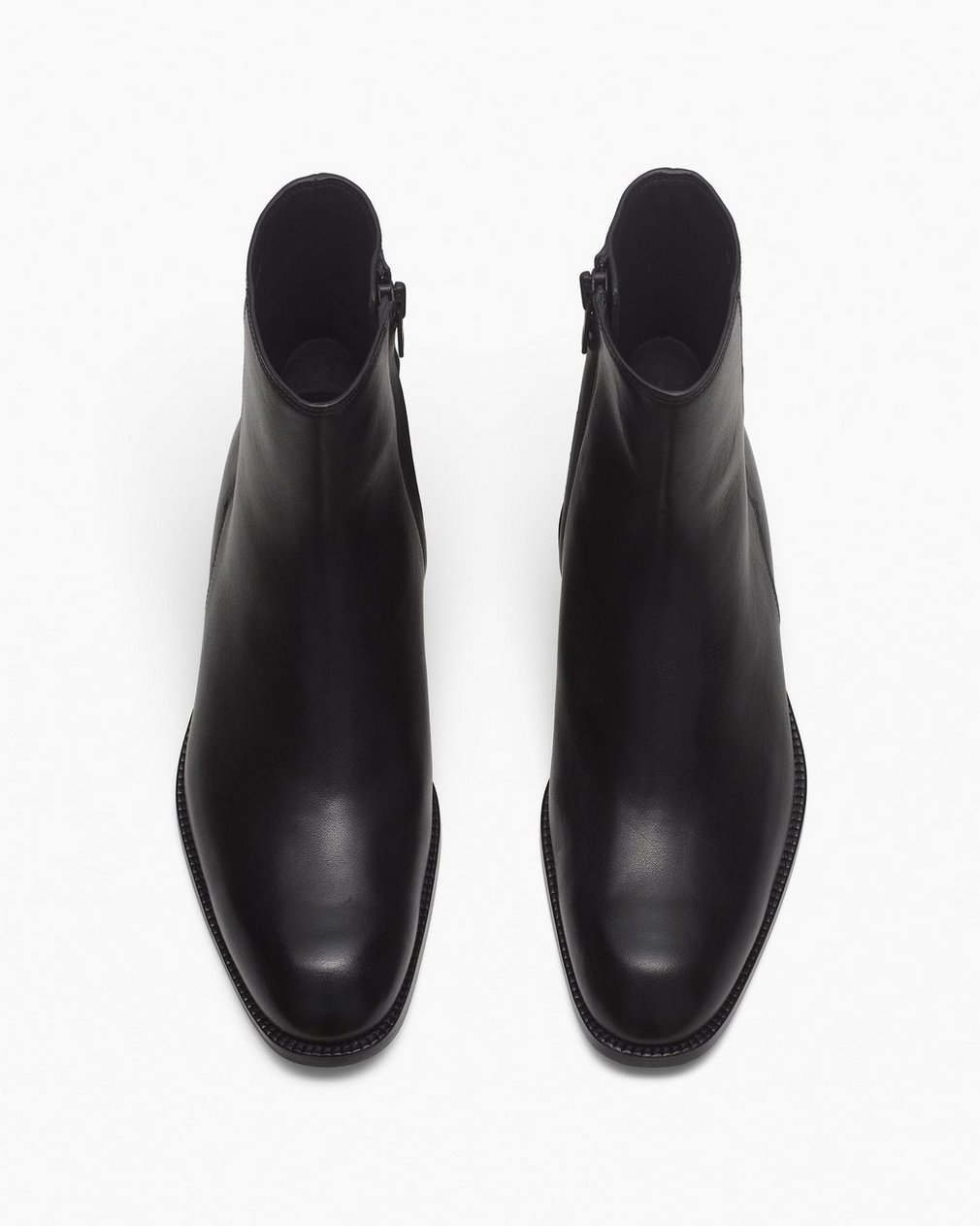 Angelo Leather Ankle Boots - Black - Image 5
