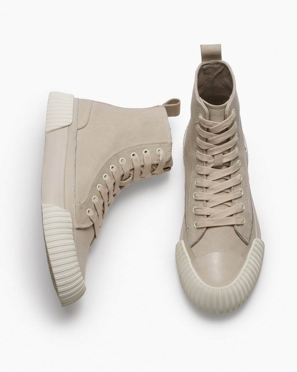 Jones High-Top Canvas Sneakers - Cloud Sand - Image 4