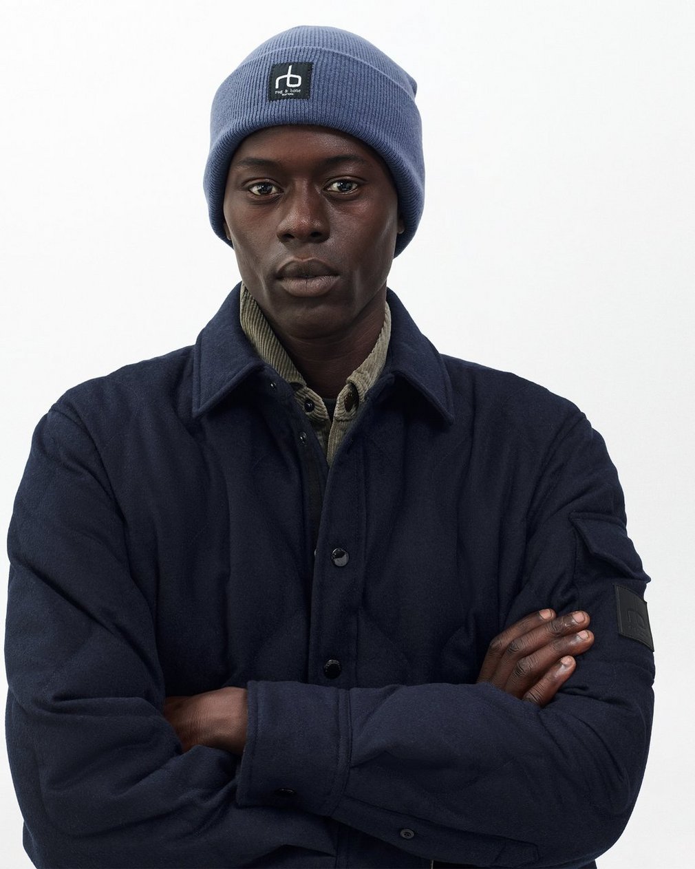 Evan Beanie - Worn Indigo - Image 2