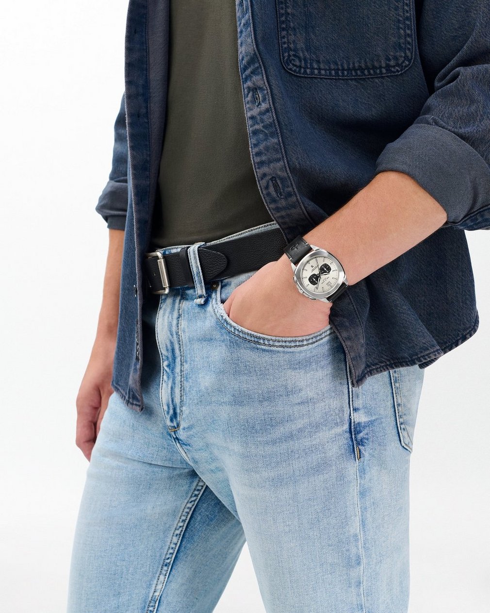 Bleeker Chronograph Watch, 42mm - Black - Image 7