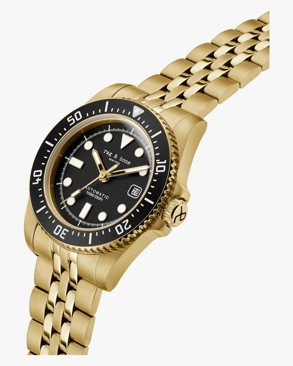 Rowan Automatic Bracelet Watch, 42mm - Gold - Image 4