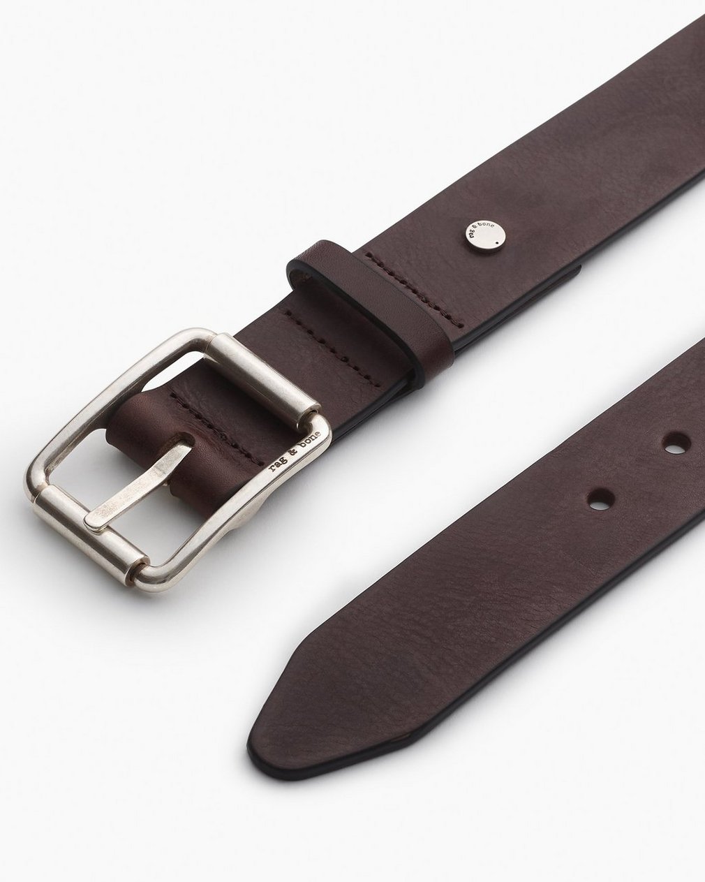 Evan Leather Belt - Dark Espresso - Image 3