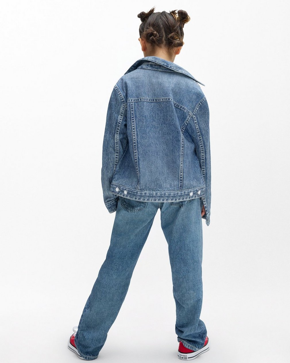 Mini Miramar Trucker Jacket - Scarlet - Image 2
