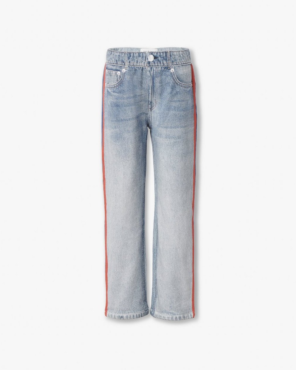Mini Miramar Track Pants - Coney with Blue & Red Stripe - Image 3
