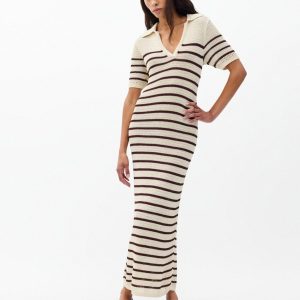 Costi Knit Maxi Dress Ivory