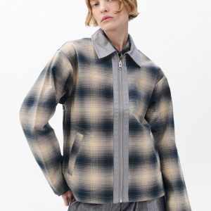 Carrie Reversible Jacket Grey Plaid