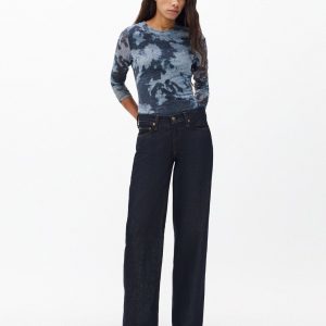 Saige Relaxed Straight Jeans Twilight Rinse
