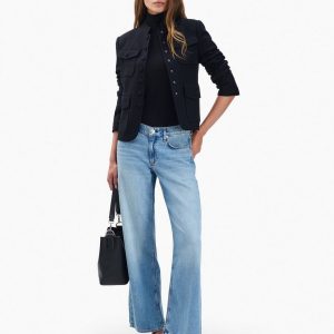 Saige Ankle Relaxed Straight Jeans Ludow