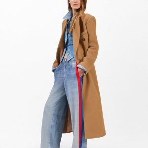 Miramar Sport Stripe Track Pants Coney Blue Red Stripe