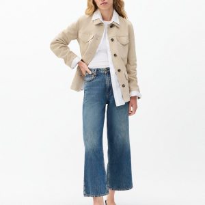 Andi Ankle Wide-Leg Jeans Delcan