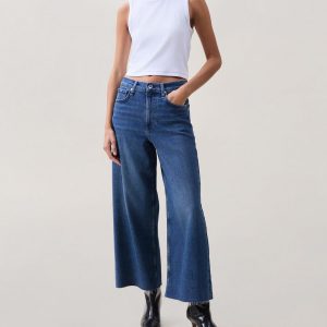 Serena Ankle Wide-Leg Jeans Macon