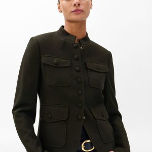 Mercer Japanese Wool Blazer Army