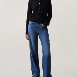 Vivi Open-Knit Cardigan Black