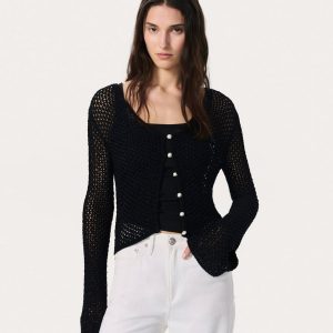 Ellie Knit Cardigan Black