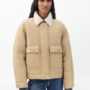 Nonie Puffer Jacket Khaki