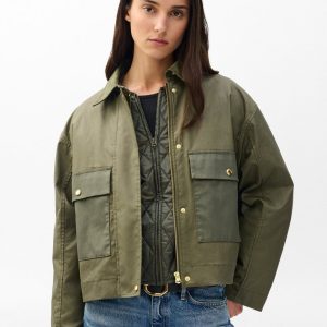 Nonie 2-in-1 Cotton Jacket Olive
