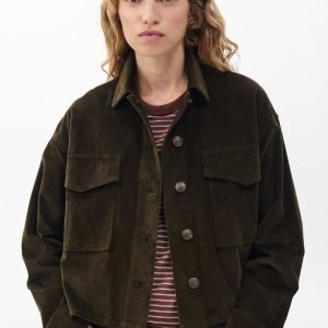 Jaiden Stretch Corduroy Shirt Jacket Balsam