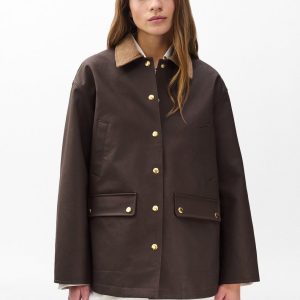 Cassidy Cotton Jacket Brown