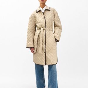 Kelly Quilted Jacket Tan