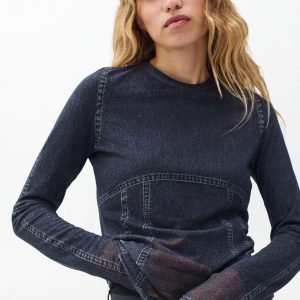 Miramar Long-Sleeve T Shirt Washed Black