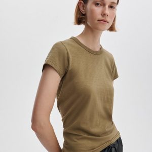 The Slub T Shirt Military Olive