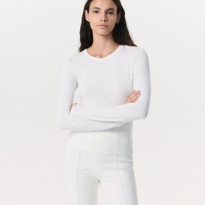 Luca Long Sleeve T Shirt White